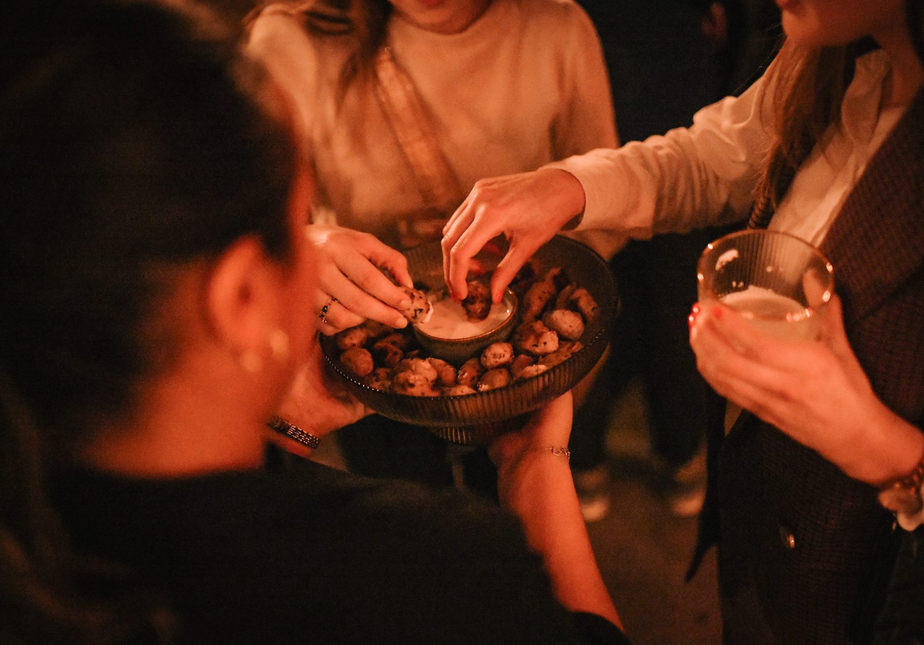 Bites om te delen tijdens een feest
