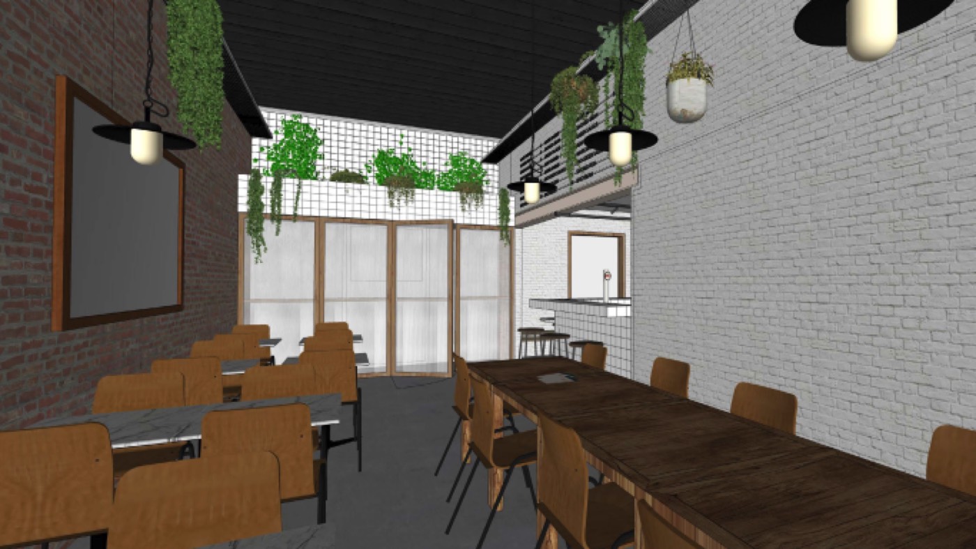 Ontwerp van de architect voor Lucy's