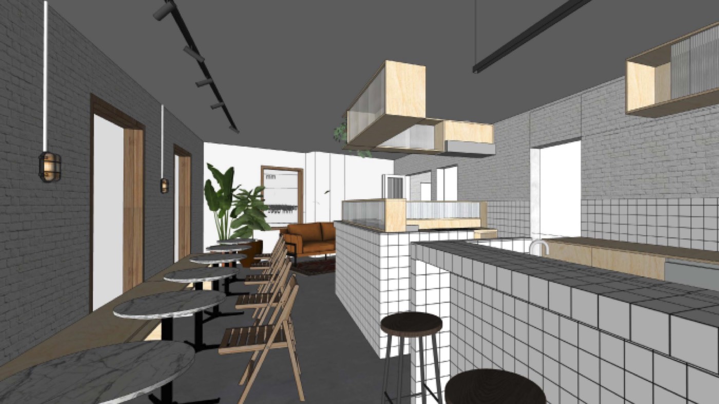 Ontwerp van de architect voor Lucy's
