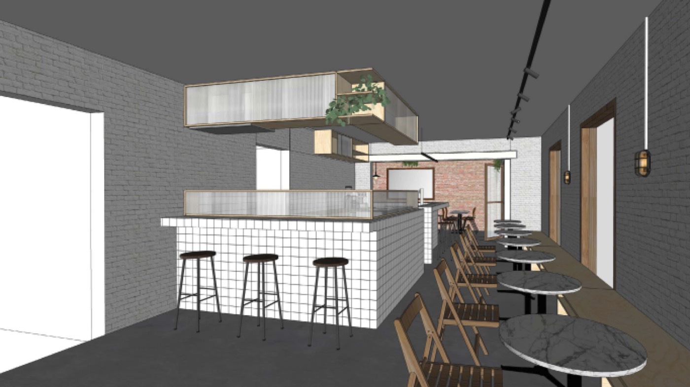 Ontwerp van de architect voor Lucy's