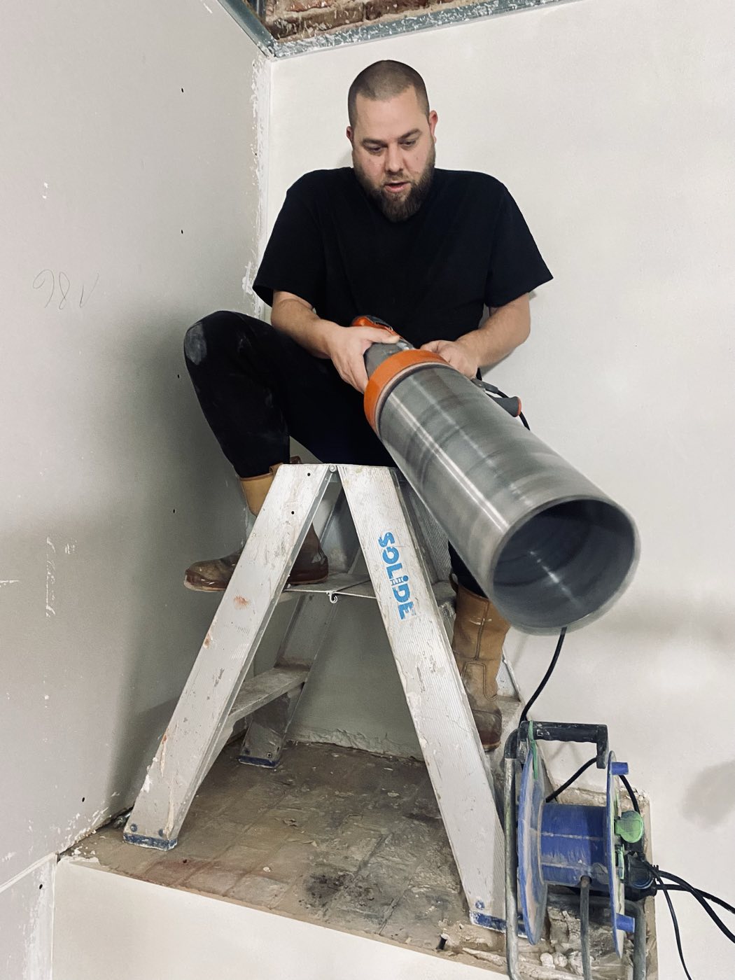 Opbouw van de nieuwe ruimte